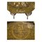 Antiker indochinesischer Teetisch mit durchbrochener Kupferplatte 4