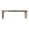 Folding Wooden Table with Iron Legs 1