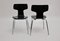 Scandinavian Modern Black Lounge Chairs by Arne Jacobsen for Fritz Hansen, 1970s, Set of 2 2