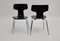 Scandinavian Modern Black Lounge Chairs by Arne Jacobsen for Fritz Hansen, 1970s, Set of 2, Image 2