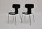 Scandinavian Modern Black Lounge Chairs by Arne Jacobsen for Fritz Hansen, 1970s, Set of 2, Image 5