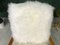 Vintage Art Deco White Sheepskin Armchair, Imagen 10