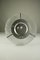 Lámpara plafón de montaje de vidrio y metal cromado, años 60, Imagen 11