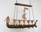 Scandinavian Handmade Viking Ship Oak Copper Candleholder by Arne Persson, Danish, 1977, Image 3