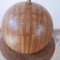 Mid-Century Danish Wooden Globe Table Lamp from Dyrlund, 1960s 6