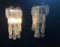 Vintage Sconces with Drops Attributed to Venini, Set of 2 5