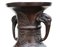 Japanese Meiji Period Bronze Vase, Image 2