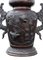 Japanese Meiji Period Bronze Vase 4