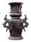 Japanese Meiji Period Bronze Vase 6