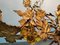 Vintage Chandelier with Grapevine Leaves and Murano Glass from Ferro Art, 1970s 2