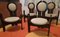 Mesa y sillas de comedor vintage de Szeleczky, años 60. Juego de 5, Imagen 6