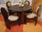 Mesa y sillas de comedor vintage de Szeleczky, años 60. Juego de 5, Imagen 11