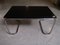Extendable Dining Table or Desk with Chrome Steel Legs & Black Oak Top, 1960s 11