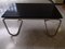 Extendable Dining Table or Desk with Chrome Steel Legs & Black Oak Top, 1960s 6
