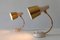 Mid-Century Modern German Table or Wall Lamps, 1950s, Set of 2 8