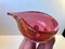 Pink Murano Ashtray with Gold Dust from Seguso, 1950s 5
