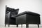 DS-23 Black Leather Chair & Ottoman by Josef Schulte for de Sede, 1980s, Set of 2, Image 5