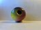 Danish Ceramic Rainbow Glaze Ball Vase by Aage Würtz, 1970s 9