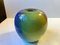 Danish Ceramic Rainbow Glaze Ball Vase by Aage Würtz, 1970s, Image 2