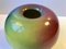 Danish Ceramic Rainbow Glaze Ball Vase by Aage Würtz, 1970s 4