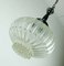 Mid-Century Metal, Bubble & Satin Glass Suspension Lamp, 1960s, Image 4