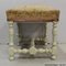 18th Century Louis XIV Style Canvas and Wood Stool 19