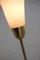Lámpara de pie Art Déco de latón y vidrio, años 40, Imagen 5