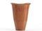 Skandinavische Vase mit Eingraviertem Muster & Rot-Brauner Hasenfell Lasur von Gunnar Nylund für Rörstrand, 1950er 1