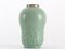 Große Skandinavische Keramik Kürbis Vase mit Reliefpunkten von Ewald Dahlskog für Bo Fajans, 1960er 1