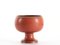 Scandinavian Footed Bowl in Red-Brown Glaze by Stig Lindberg for Gustavsberg, 1979 1