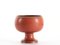 Scandinavian Footed Bowl in Red-Brown Glaze by Stig Lindberg for Gustavsberg, 1979, Image 1