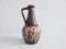 Brown Fat Lava Glaze Vase with Handles from Bay Keramik, 1970s 3