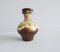 Brown and Beige Fat Lava Glaze Ceramic Vase from Dümler & Breiden, 1970s 1