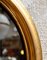Victorian Brassed Oval Mirror 4