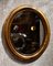Espejo oval victoriano de latón, Imagen 1