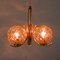 Space Age German 3-Arm Ceiling Lamp, 1970s, Image 10