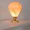 Deutsche Glas und Rockabilly Tischlampe, 1950er 9