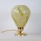 German Glass and Rockabilly Table Lamp, 1950s 3