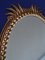 Large Antique Oval Beveled Wall Mirror 7