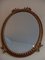 Large Antique Oval Beveled Wall Mirror 14