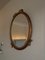 Large Antique Oval Beveled Wall Mirror 11