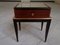 Art Deco Mahogany and Brass Nightstand, 1940s 1