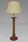 Art Deco French Wood and Patinated Bronze Table Lamps, 1930s, Set of 2, Image 12