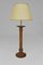 Art Deco French Wood and Patinated Bronze Table Lamps, 1930s, Set of 2, Image 17