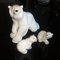 Esculturas de oso polar y cachorros de porcelana de Lomonosov, años 60. Juego de 3, Imagen 2