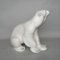 Esculturas de oso polar y cachorros de porcelana de Lomonosov, años 60. Juego de 3, Imagen 7