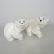 Porcelain Polar Bear and Cubs Sculptures from Lomonosov, 1960s, Set of 3 10