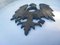 Vintage Art Deco Bronze USA Eagle Clock 2