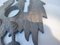 Vintage Art Deco Bronze USA Eagle Clock 3