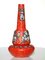 Mid-Century Italian Red Ceramic Vase from Titano San Marino, 1950s 1
